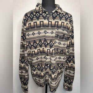 Billabong Adventure Division Fleece Button Down Shirt Mens medium. Soft